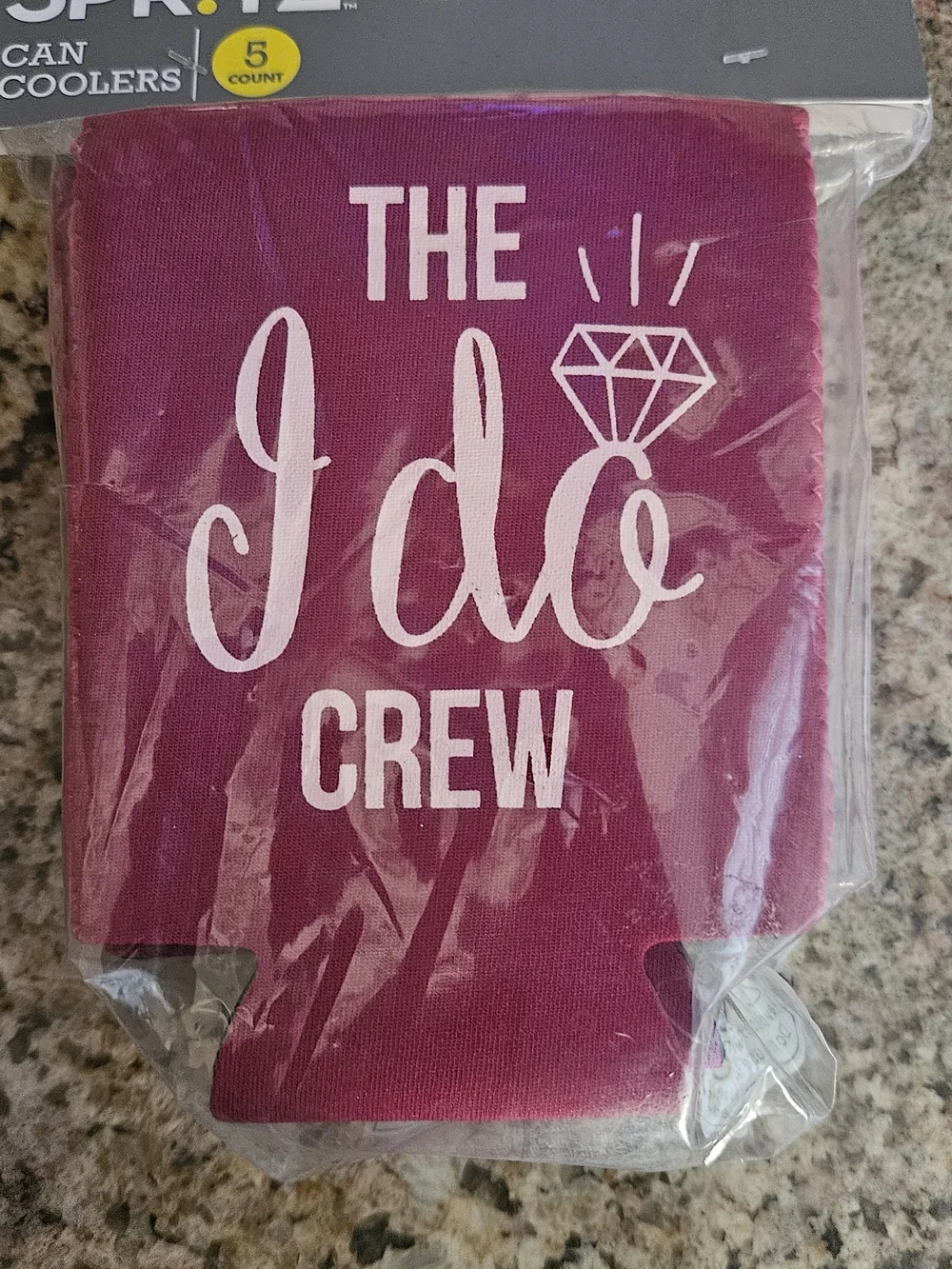 BRIDE SQUAD Sunglasses & 'I Do' Crew Can Coolers/Koozies